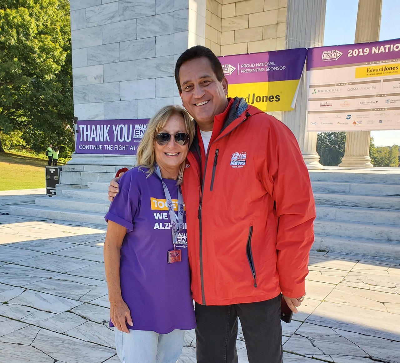 Mike Montecalvo and Cindy - ALZ Walk 2019